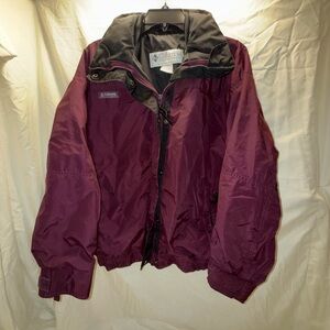 Columbia Maroon and Black Jacket